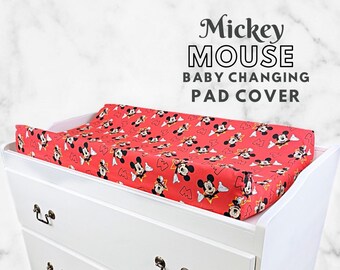 mickey mouse changing pad cover