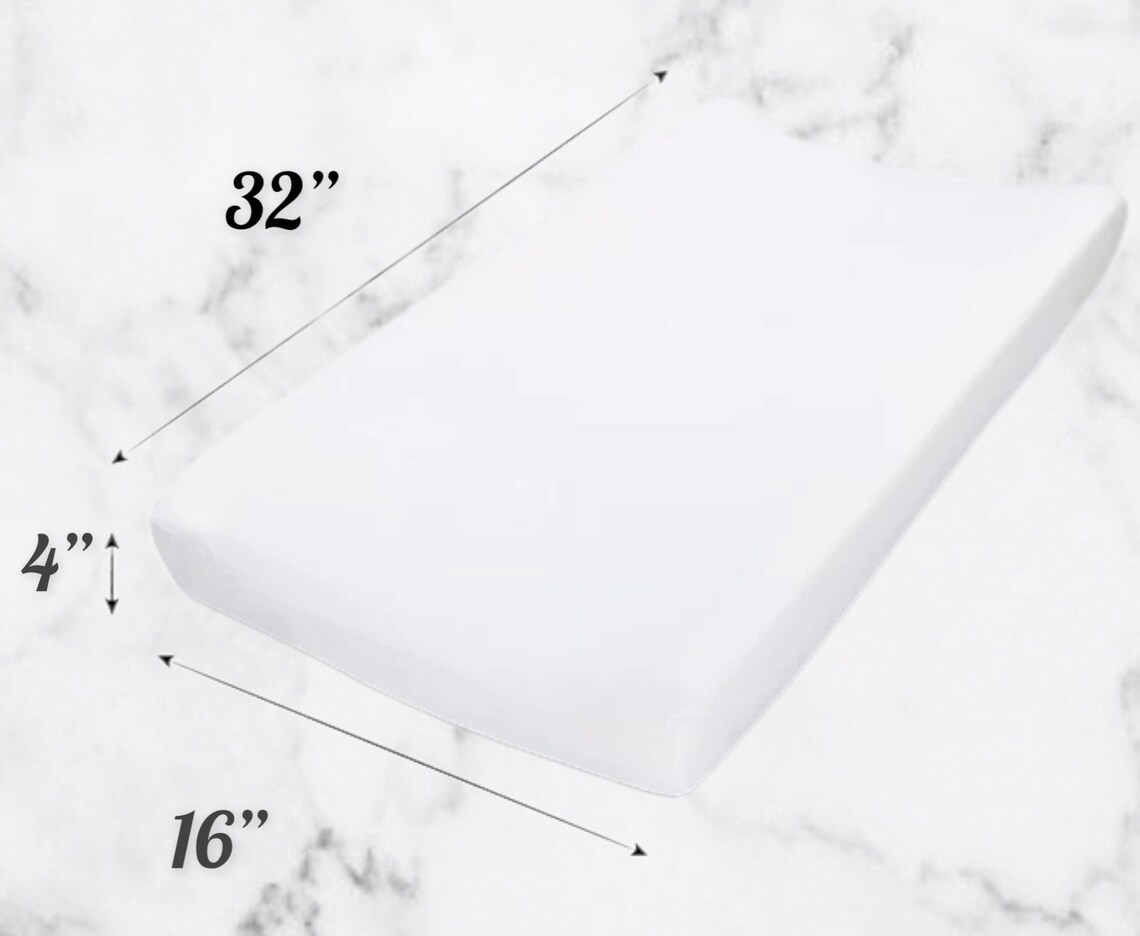 Retro Cotton Floral Changing Pad Cover Boho Floral Nursery Etsy