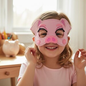 Children's Farm Animal Dress-Up Mask - Imaginative Play ( Pack Of 7) image 6