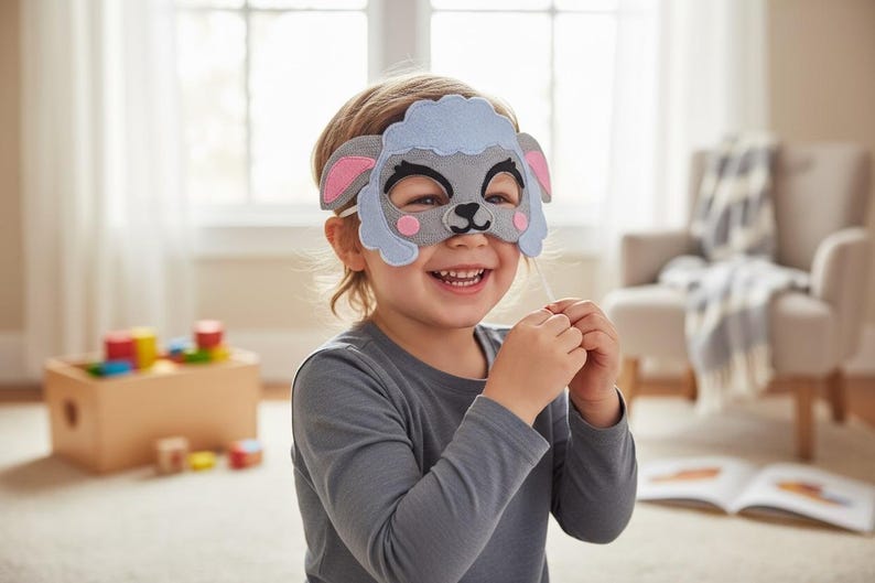 Children's Farm Animal Dress-Up Mask - Imaginative Play ( Pack Of 7) image 10