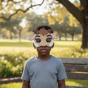 Children's Farm Animal Dress-Up Mask - Imaginative Play ( Pack Of 7) image 7