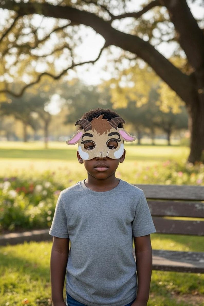 Children's Farm Animal Dress-Up Mask - Imaginative Play ( Pack Of 7) image 7