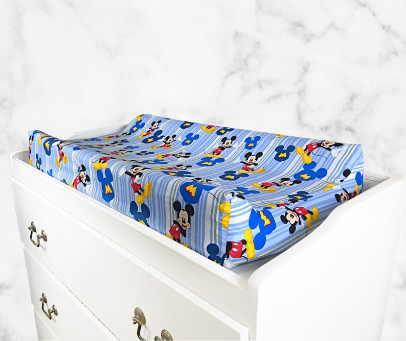 Changing Pad Cover/Disney Mickey Mouse /Baby Shower Gift / Etsy