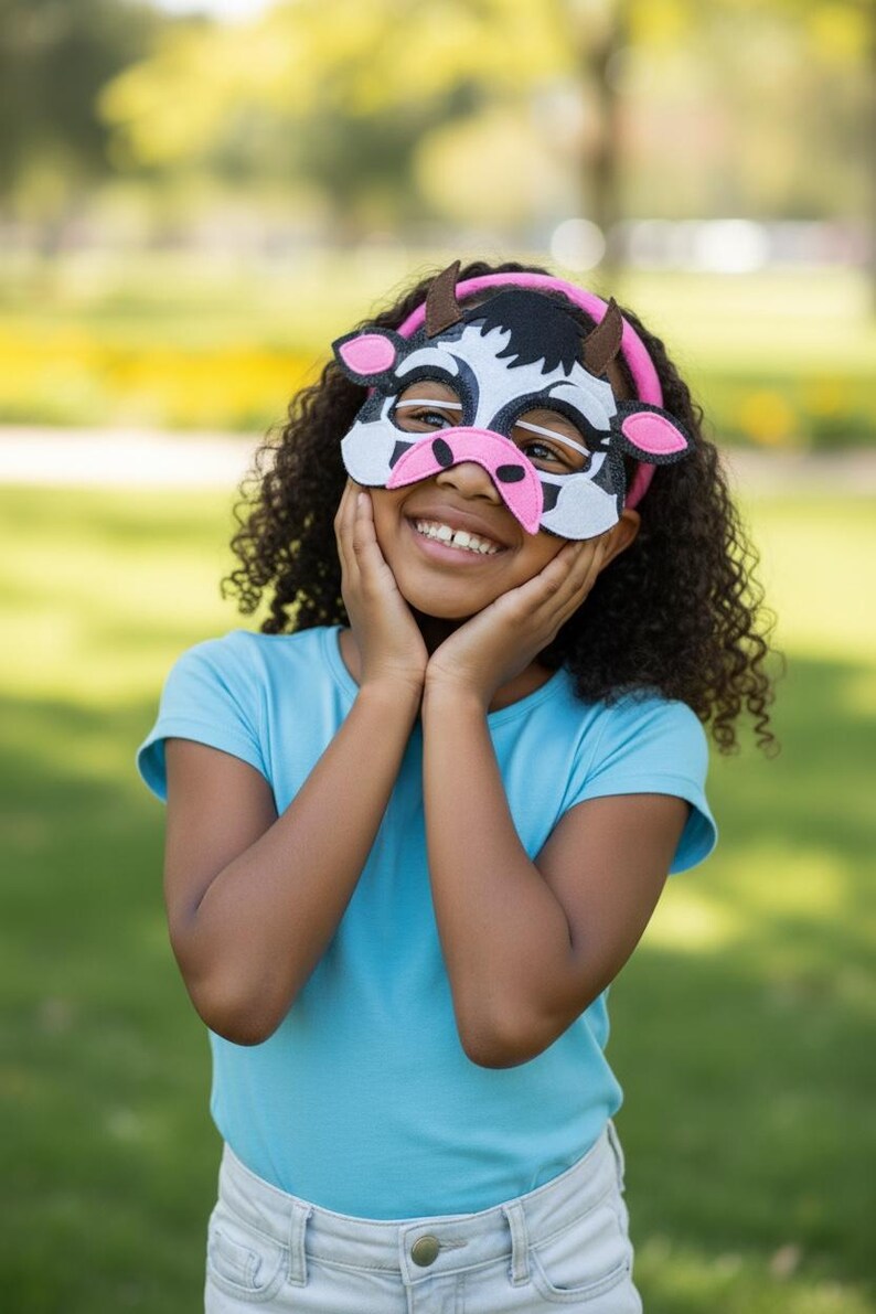 Children's Farm Animal Dress-Up Mask - Imaginative Play ( Pack Of 7) image 9