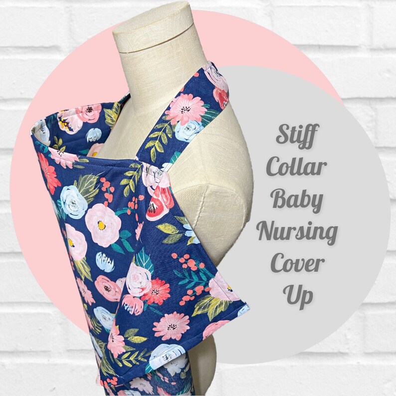 Nursing Cover Breast Feeding Cover Up Navy Pink and Coral Etsy