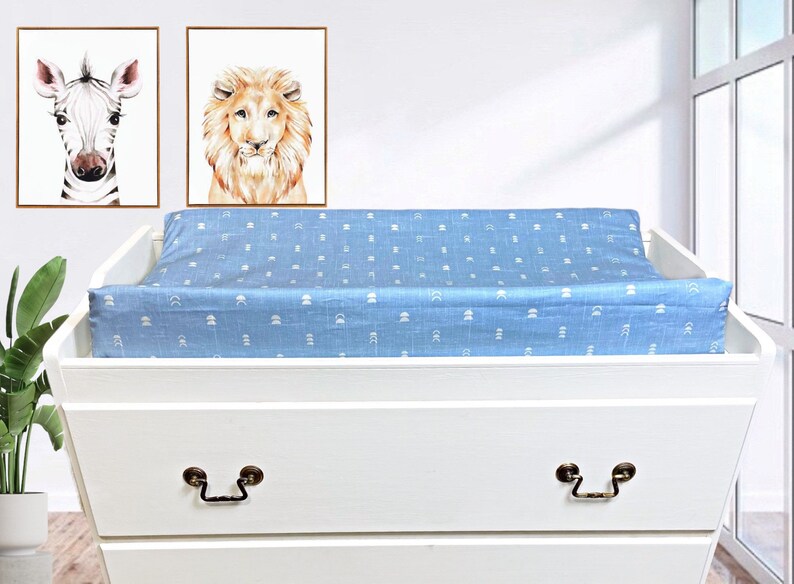 Boho Mountain Gender Neutral Changing Pad Cover Mountain Baby Etsy