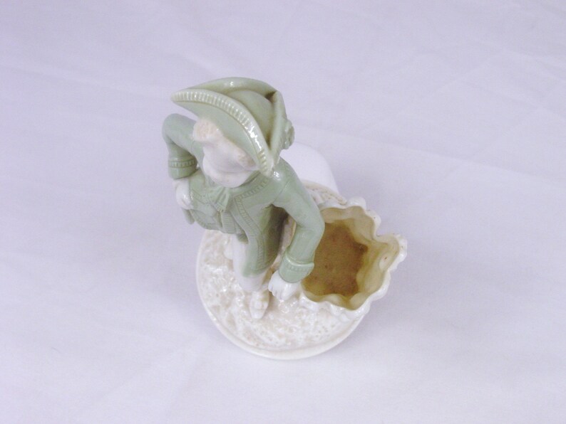 18th Century Gentleman Royal Worcester Porcelain ~ Figural Toothpick Holder Circa 1862 ~ Excellent Condition