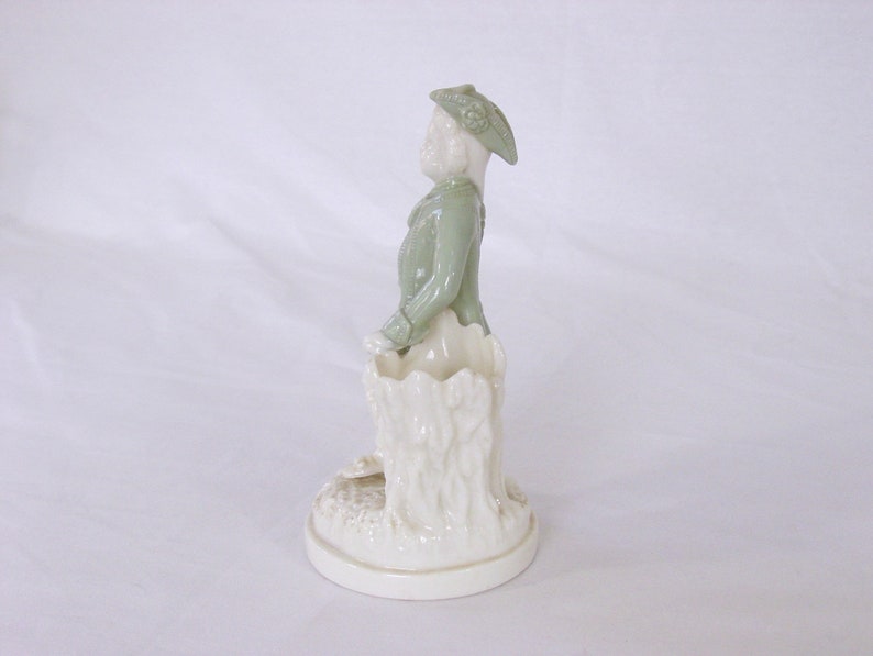 18th Century Gentleman Royal Worcester Porcelain ~ Figural Toothpick Holder Circa 1862 ~ Excellent Condition