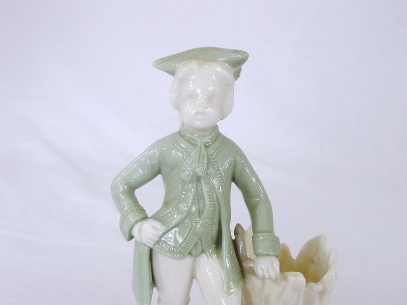 18th Century Gentleman Royal Worcester Porcelain ~ Figural Toothpick Holder Circa 1862 ~ Excellent Condition