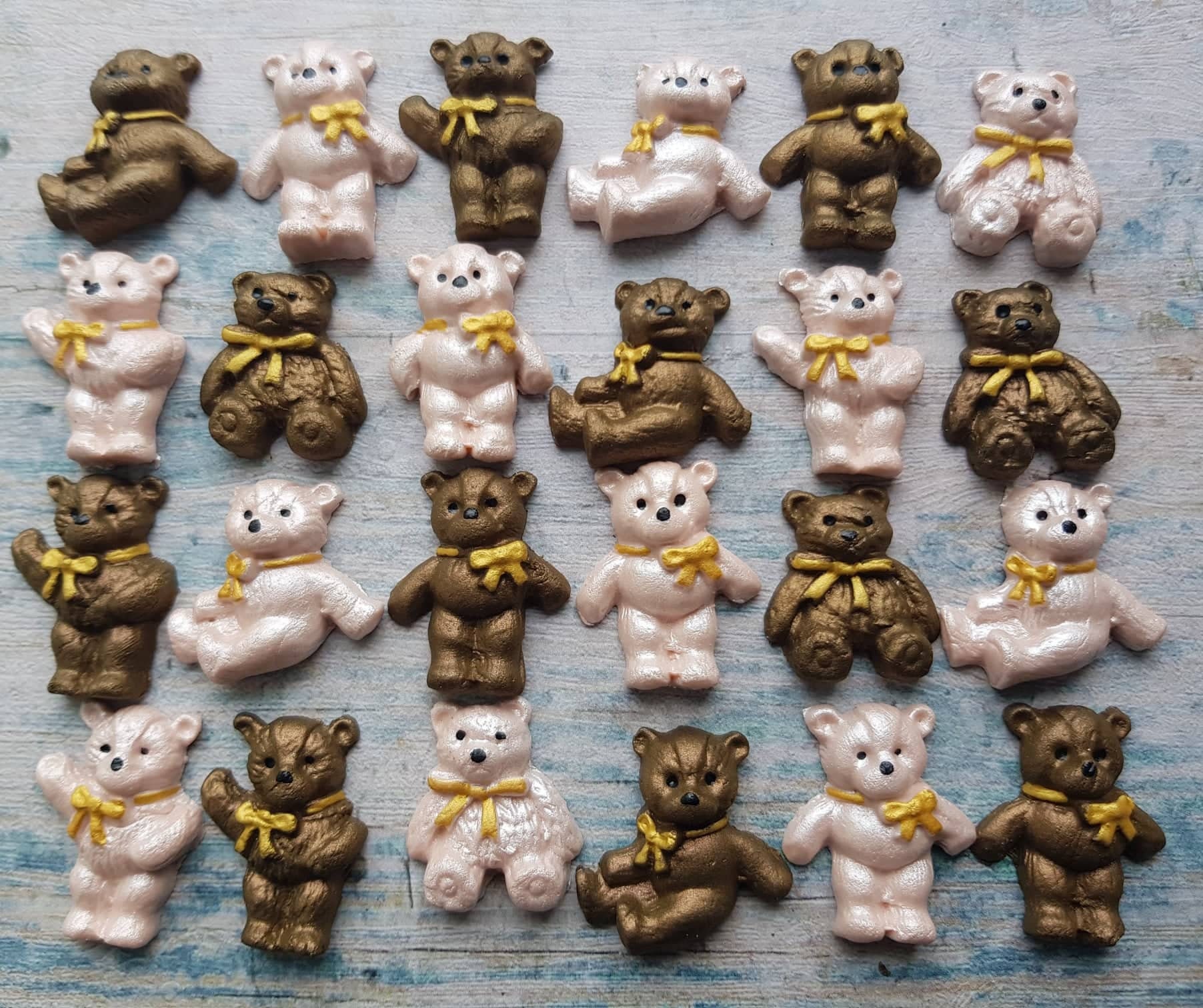 24 Edible Sugar Decorations For Christening Baby Shower Birthday
