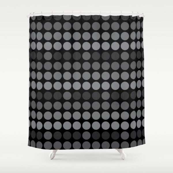 Dots Shower Curtain Etsy