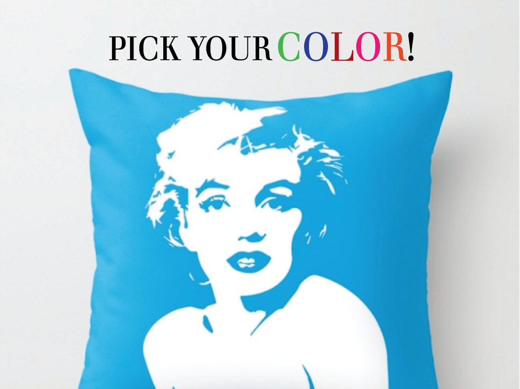 marilyn monroe decorative pillows