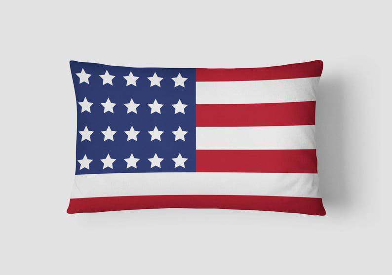 American Flag Pillow Decorative Pillow Throw Pillow and Etsy