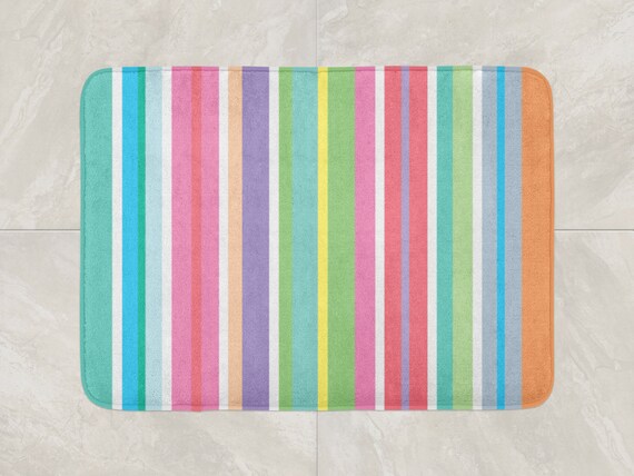 colorful bathroom rugs
