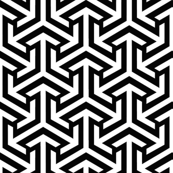 Geometric Body Pillow White Black Pillow Body Pillow Cover