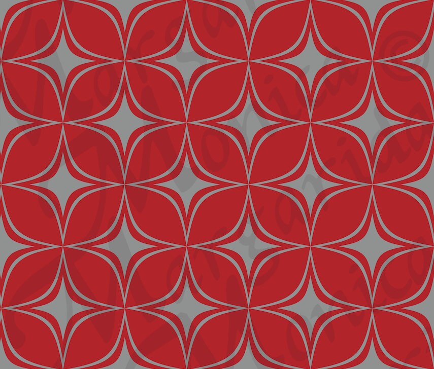 Red Body Pillow, Grey Red Large Pillow, Pattern Bed Pillow, Red Long