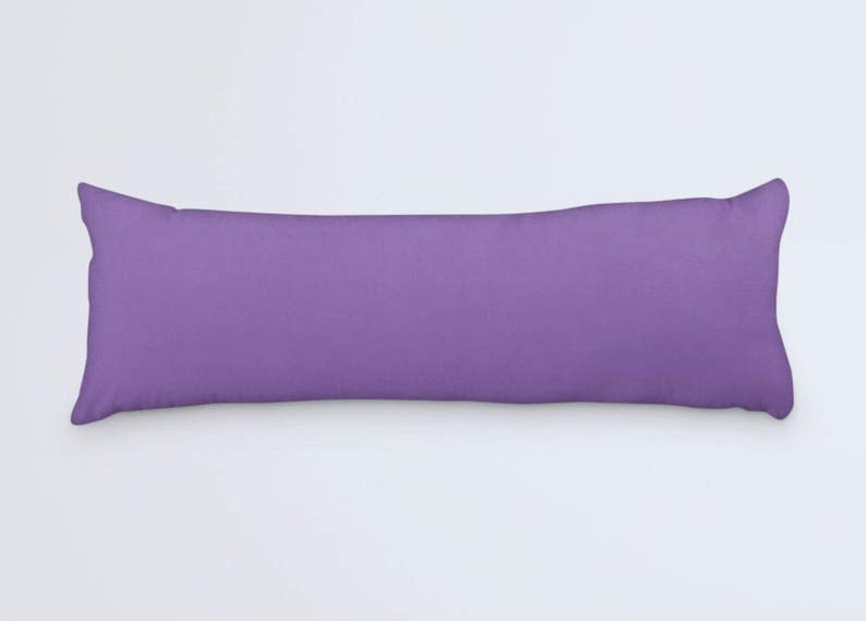 Purple Body Pillow 20x54 Body Pillow Cover Lilac Tulip Etsy
