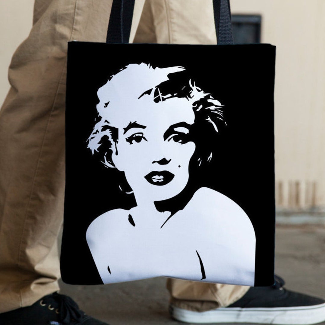 Marilyn Monroe Tote Bag, Adjustable Strap Tote, Medium Tote Bag