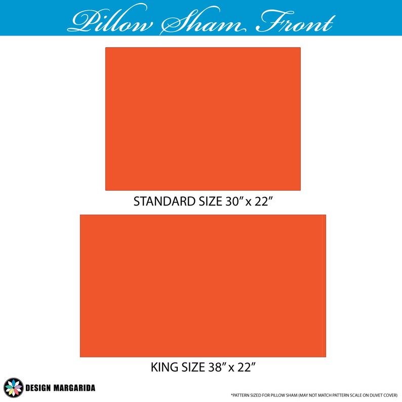 Solid Orange Pillow Sham Standard Size Sham King Size Sham Etsy