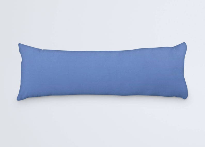 Body Pillow Cover 20x54 Pillow Case Solid Color Cushion Etsy