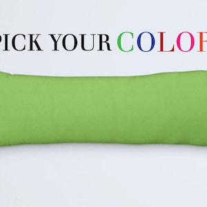 Body Pillow Cover 20"x54", Pick your color!