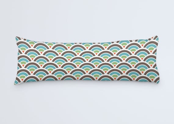 Retro Patterned Body Pillow Cover 40x40 Pillow Case Modern Etsy Interesting Body Pillow Cover 20 X 54 Retro Patterned Body Pillow Cover 40x40 Pillow Case Modern Etsy Interesting Body Pillow Cover 20 X 54