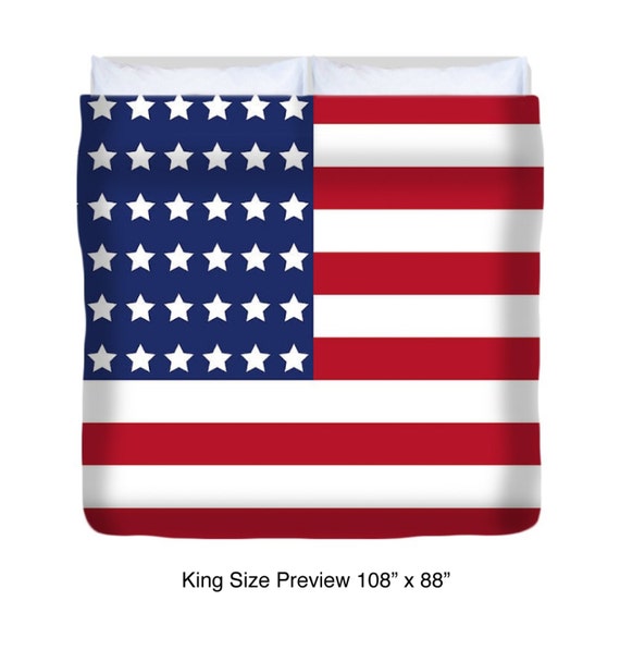 American Flag Bedding Duvet Cover King Queen Full Twin 50