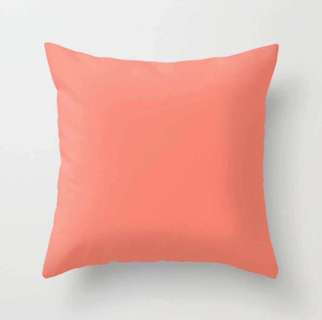 Coral Pillow Decorative Pillow Throw Pillow Sofa Decor Cushion Accent Pillow Coral Cushion Coral