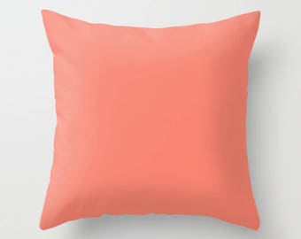 Coral Pillow | Decorative Pillow | Throw Pillow | Sofa Decor Cushion | Accent Pillow | Coral Cushion | Coral Room Decor | Coral Toss Pillow