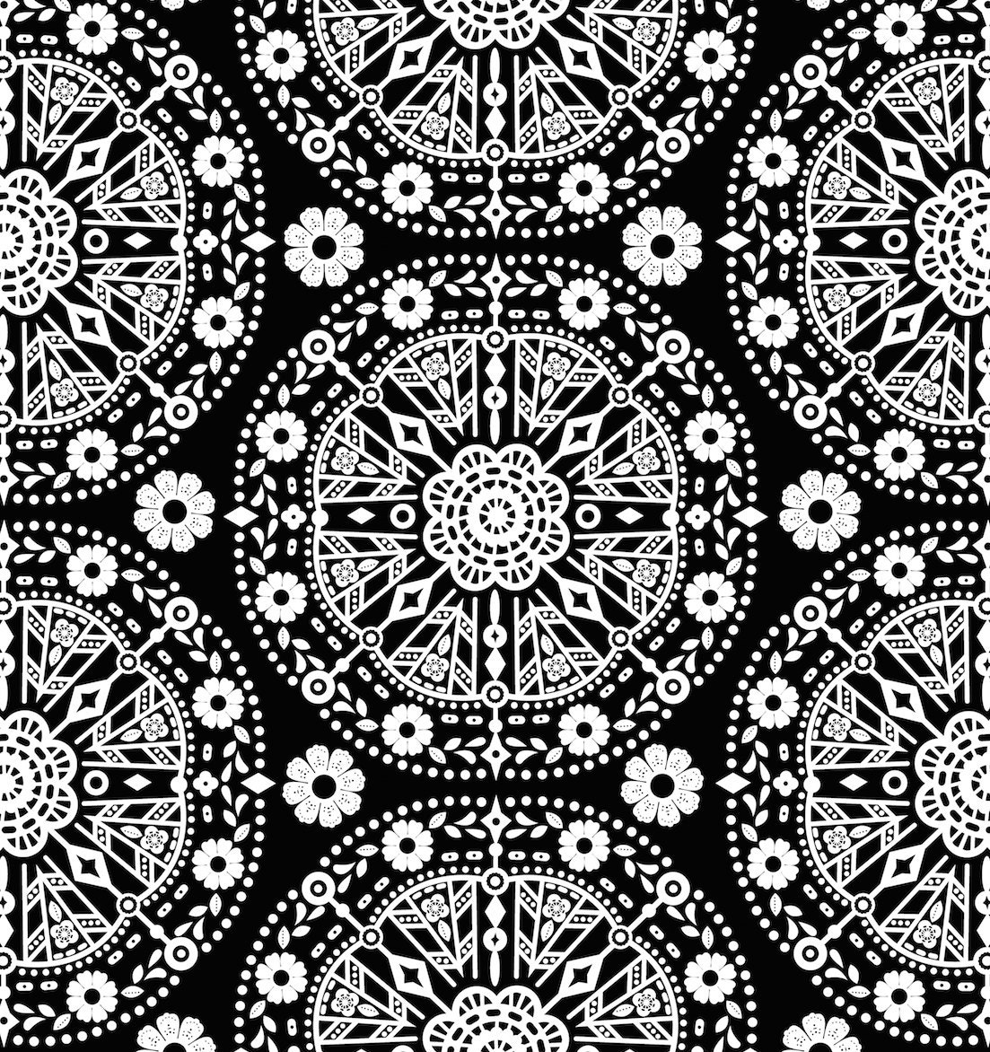 Black White Bedding Boho Duvet Cover Bohemian Bedding Black Etsy