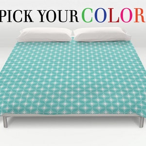 Duvet Cover, Modern Comforter, Colorful Bedding, Pattern Bedding, Designer Comforter, Geometric Duvet Cover, King Queen Full Twin, Size