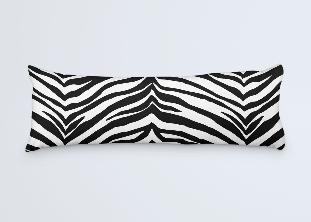 Animal Print Body Pillow White Black Long Pillow Long Pillow - Etsy France Animal Print Body Pillow White Black Long Pillow Long Pillow - Etsy France