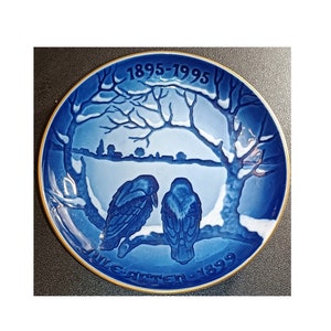 Bing and Grøndahl B&G Denmark  The Centennial Collection Plate  &#39; The Crows &#39;