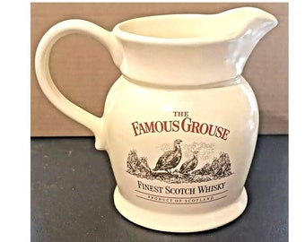 Vintage Large Wade The Famous Grouse Finest  Scotch Whisky / Water Jug Ideal for Man Cave,  Home Decor Bar Pub