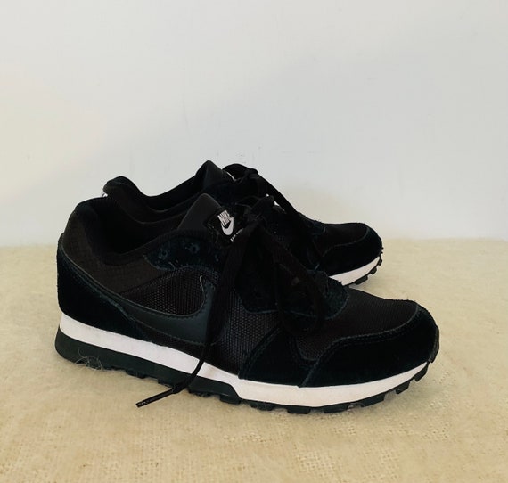 Womens Retro Nike Black and White Sneakers Etsy Australia