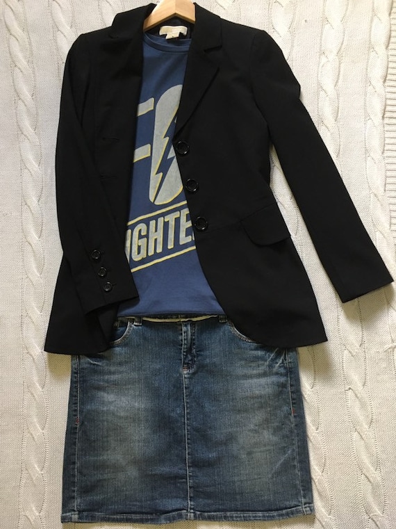 tommy hilfiger denim skirt vintage