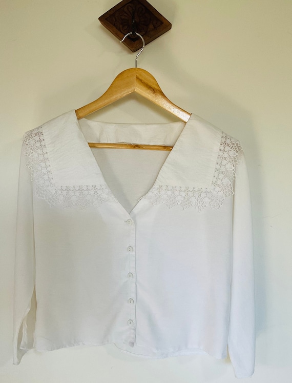 Women’s Vintage Chloe Inspired White Shirt - image 1