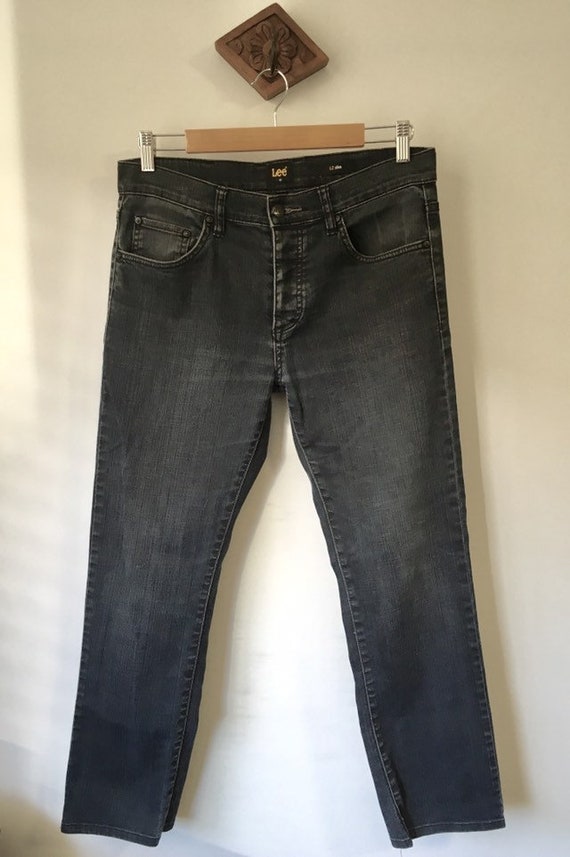 faded black womens jeans