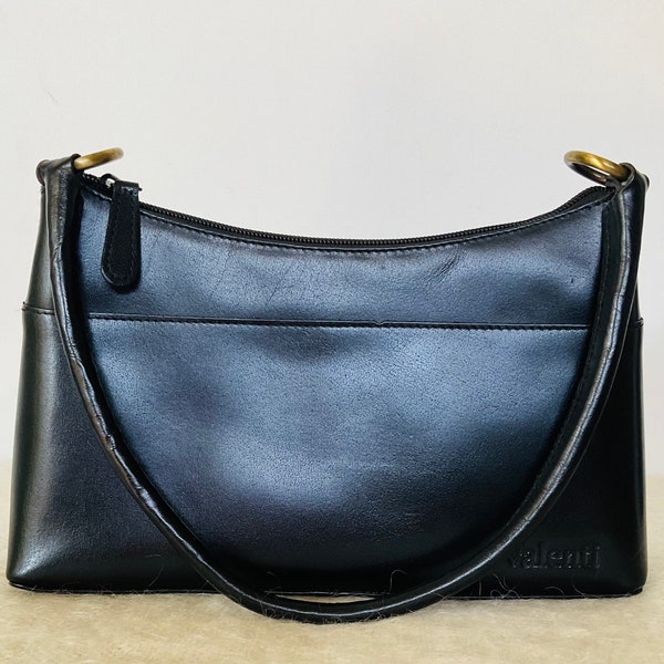 90s Vintage Italian Leather Shoulder Bag