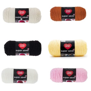 Red Heart Super Saver Yarn Aran 8 Oz Worsted Weight Acrylic AT60