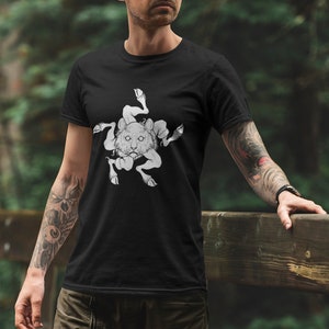 White Buer, Black Unisex T Shirt