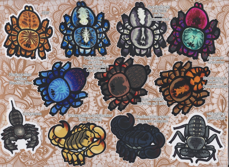 Arachnid stickers image 2