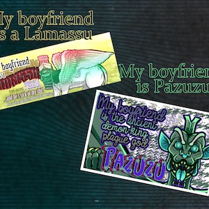 Pazuzu BF & Lamassu BF stickers