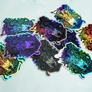 Holographic Astaroth sticker