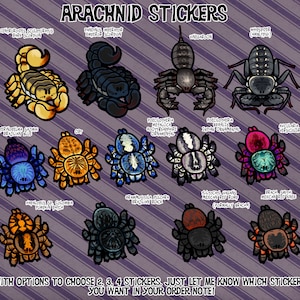 Arachnid stickers image 1