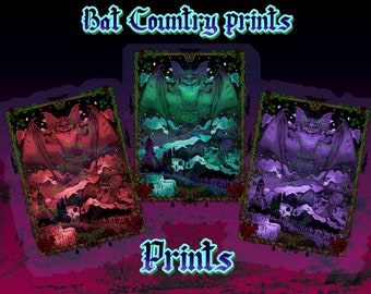 Bat Country Art Prints | Multiple sizes | Unframed