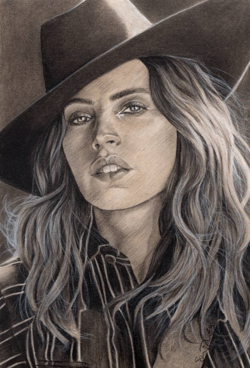Felicity Jones Drawing PRINT