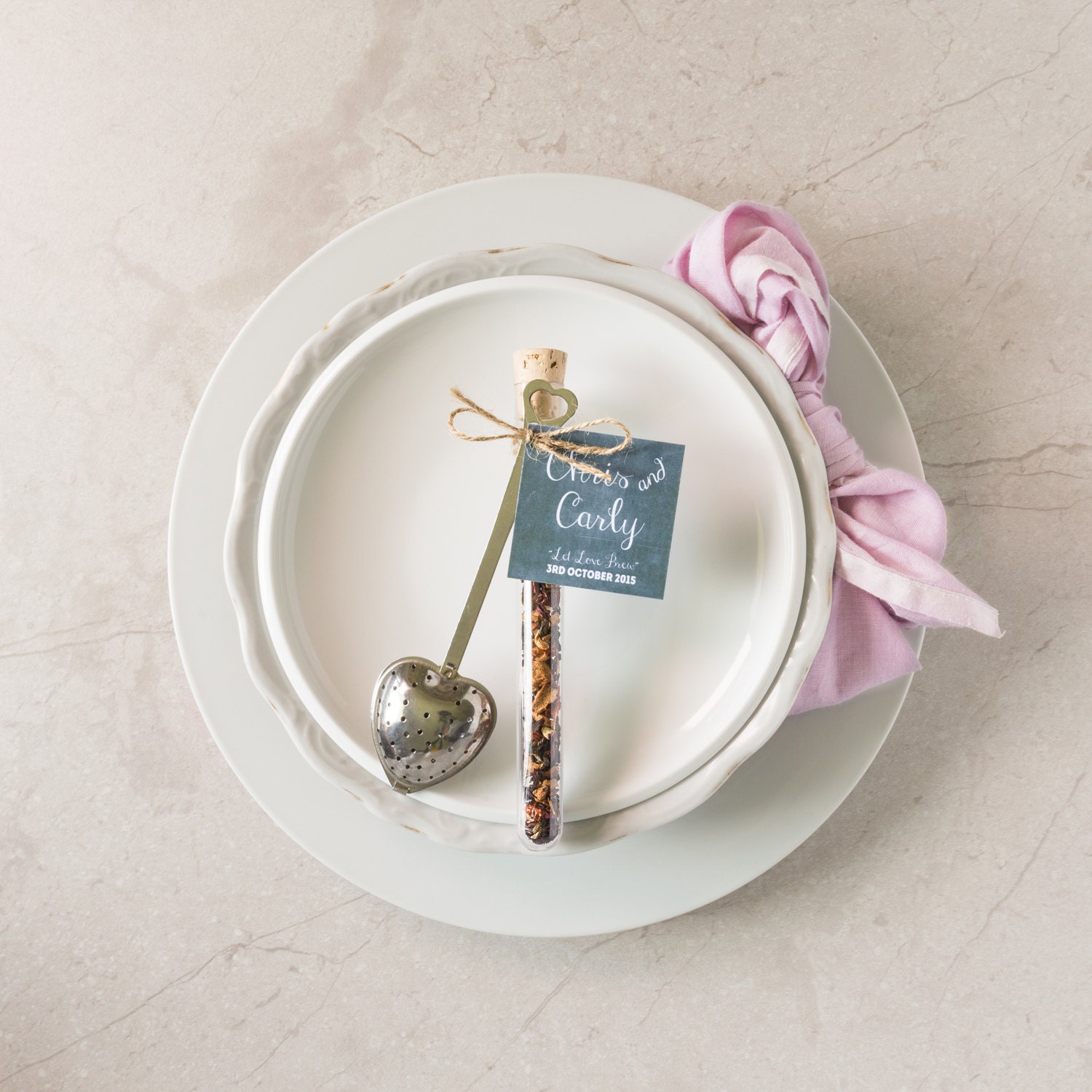 Loose Leaf Tea Infuser Test Tube Wedding Favour/bombonniere. - Etsy