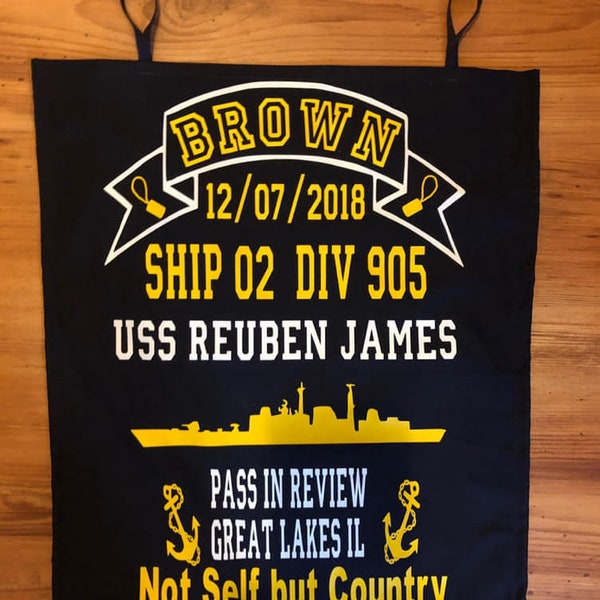 Us Navy Banner Etsy