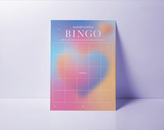 Manifestation Bingo | Instant Download  | New Moon Ritual | Girls' Night Activity | Digital Printable